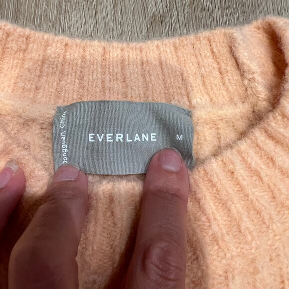 EVERLANE Women's The SuperFuzz Alpaca Oversized Crew Size M - Picture 5 of 6